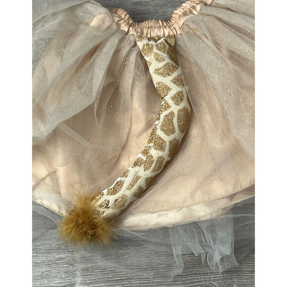 Pottery Barn Kids 4T‎ Tutu Giraffe Tail Costume Halloween Sparkle Dress Up Tulle - Picture 1 of 7